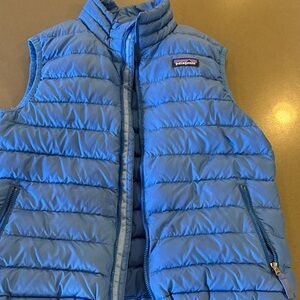 Patagonia Kids Blue Down Sweater Vest